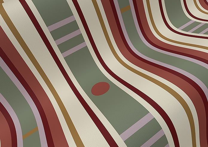 The British Stripe Co. William, Highlands No.1 - Twist&Fit Roller Blind - Image 4